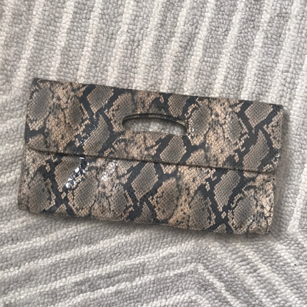 Hobo Snakeskin Clutch